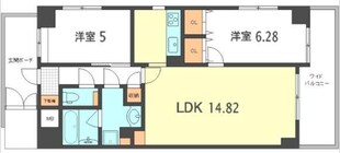 ジェイシティ八丁堀の物件間取画像